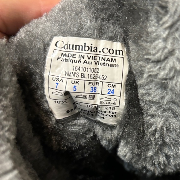 Columbia winter anti-slip omni-tech fleece boots - Women7 - Picture 3 of 6